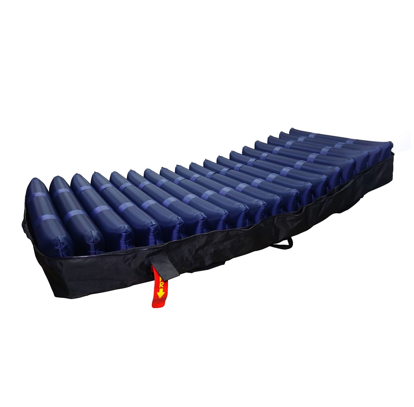 Sophie alternating air mattress with pressure-relieving air cells and pump